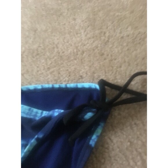 Converse One Star Women's Color Block Swim Bikini Bottom Size S Blue - Picture 3 of 6